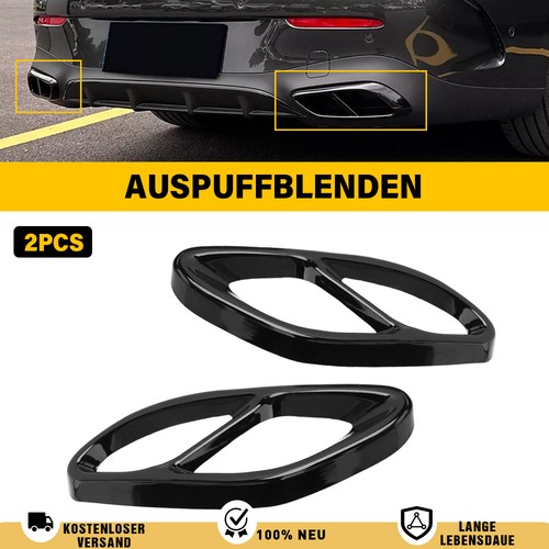 2stk schwarz auspuffblende - 2stk,