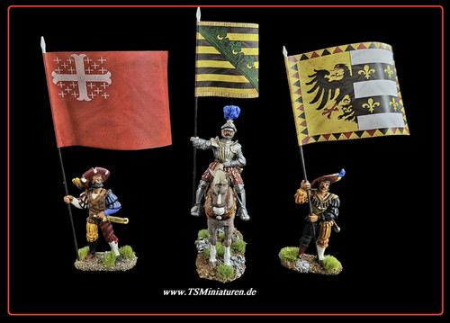 70mm fahnen für - 70mm, landsknechte