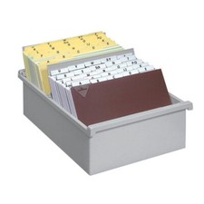 HAN 955-0-11 Karteitrog max. Anzahl der Karten: DIN A5 quer, Lichtgrau