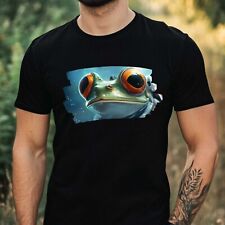 Herren T-Shirt Frosch als