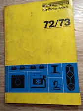 alter Stahlgruber Katalog, Winterartikel von  1972/73