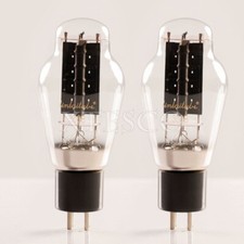 2PCS LINLAITUBE 300B Tube Vacuum Tubes w/ Vinyl Base Nickel-Plated Pins for Amp