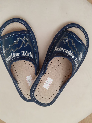 Kinder leder hausschuhe 26 - leder,