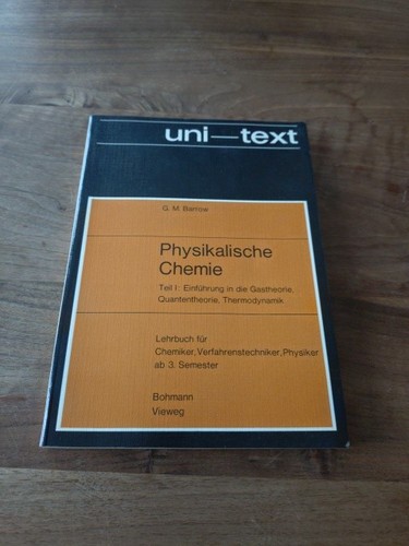 Physikalische chemie teil 1 - physikalische,