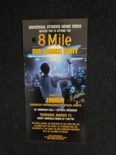 Eminem autograph signed 8 Mile DVD Release Party Ticket