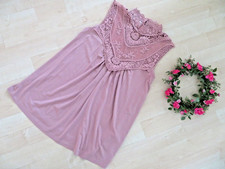 Romantisches Blusenshirt mit Stickerei, Viskose, Bodyflirt Größe 32/34 Altrosa