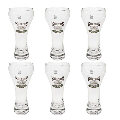 Küppers wieß bierglas - 6x,