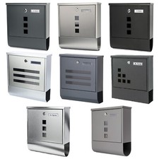 Briefkasten Edelstahl mit