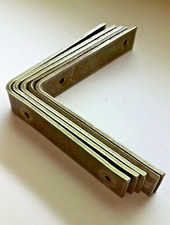 5 x Bauwinkel Winkelverbinder Balkenwinkel Eckverbinder 100 x 100 x 20 x 3 mm