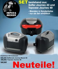 Hepco-Becker Koffer-Set! JOURNEY! CX500 Honda, BUELL, Kawasaki,  Yamaha, Suzuki