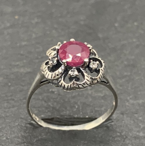Ring rubin topas - ring,