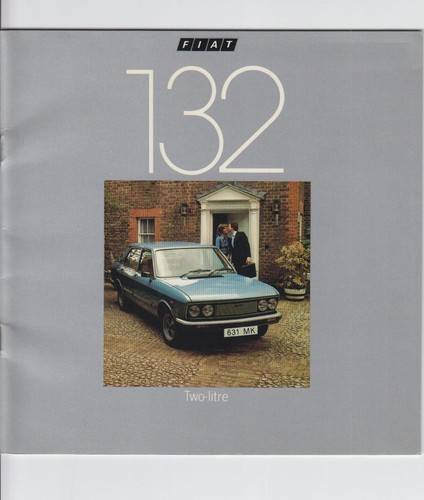 Fiat 132 2000 prospekt - -, /