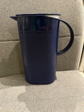 Tupperware Preludio Saftkanne 1,7L | Kippdeckel Wasserkaraffe Retro Blau Vintage