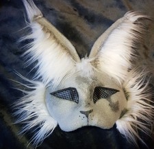 Katzen Maske Grau