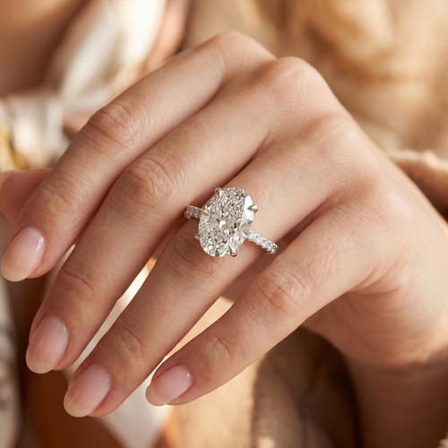 Diamant ring lab grown 950 - diamant,