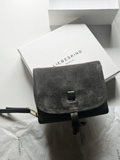 Liebeskind Berlin Geldbörse Damen FAB Suede dark chocolate, Dunkelbraun Gr. M