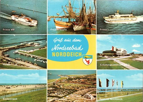 Norddeich nordsee - ak,