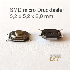 Drucktaster SMD - 5,2 x 5,2 x