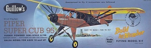 Piper super cub balsabausatzm - piper,