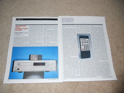 Accuphase review 2 - accuphase, cd