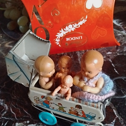 Metall puppenwagen kinderwagen - metall, puppenwagen/kinderwagen