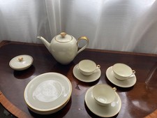 Kaffeegeschirr /Teeservice Anmut Heinrichs mit Goldrand