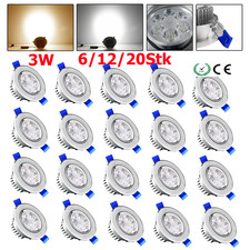 6/12/20x LED Einbaustrahler