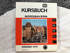 Deutsche Bahn,DB,Sommer 1970,Kursbuch Nordbayern