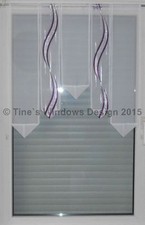 schöne 5 tlg. scheibengardine deko gardine vorhang 1180