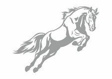 Aufkleber Kontur springendes