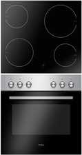 Amica EHC933041E EEK: A Einbau-Herd-Set mit Glaskeramikkochfeld, 62 L, SteamClea