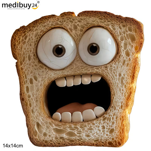Toast aufleber sticker - toast,