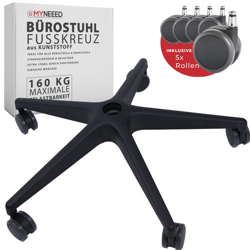 Myneeed bürostuhl fußkreuz - myneeed,