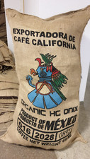 SEHR SELTENER KAFFEESACK MOTIV ONIX MEXICO JUTESACK  SACK DECO 