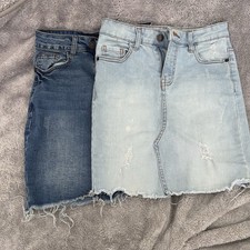 Set Jeansrock 2 St Sommer Kurz