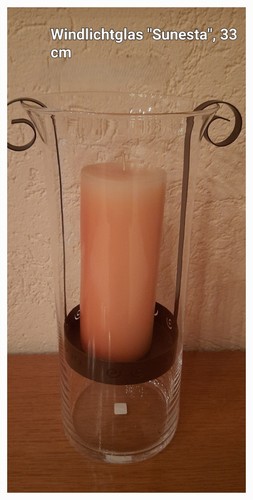 Windlichtglas sunesta 33 cm - 33,