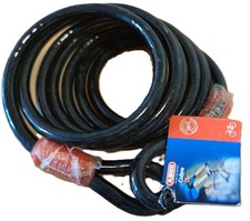 ABUS Stahlkabel Cobra 1850/185 Fahrrad, Motorrad, Caravan, Kinderwagen, Garten