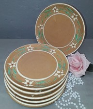 Keramik/Steinzeug  Teller 6er