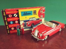 1960er Schuco 5508 Elektro Control Mercedes 220S Blechspielzeug Tin Toy mit OVP
