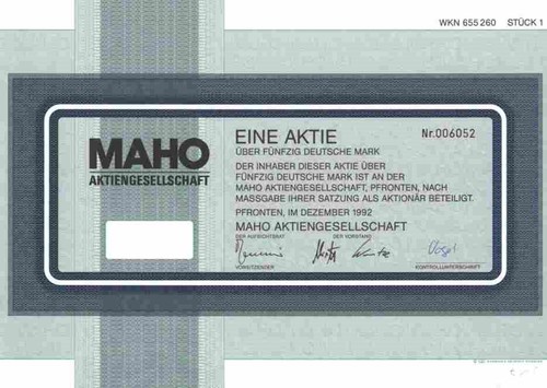 Maho 1992 pfronten allgäu - 1992,