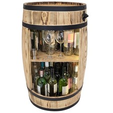 Holzfass-Bar mit