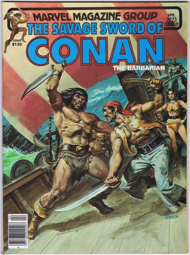Savage sword conan 75 us - 75,