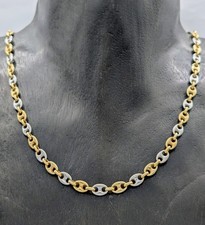 750/18K Gelb-Weißgold