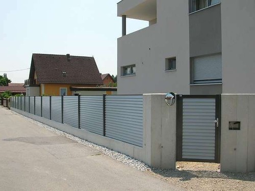 Aluminium lammelen zaun - aluminium,
