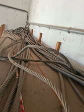 Stahlseil 9m x 26 mm, 7000kg,  2 Kauschen, Anschlagseil Forst-Seil Drahtseil