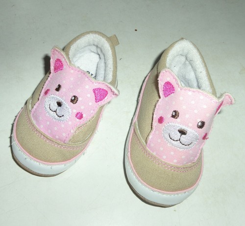 Braun rosa stoffschuhe mit - braun/rosa,