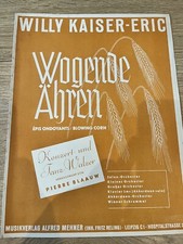 Wogende Ähren Willi Kaiser-Eric Salonorchester Klav. Akkordeon Wiener Schrammel