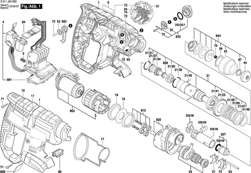Bosch gbh ec 3611j04000 - bosch, v-ec