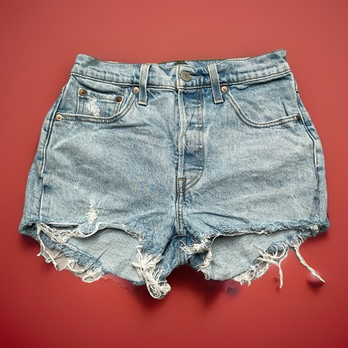 Levi 501 hotpant destroyed - hotpant,