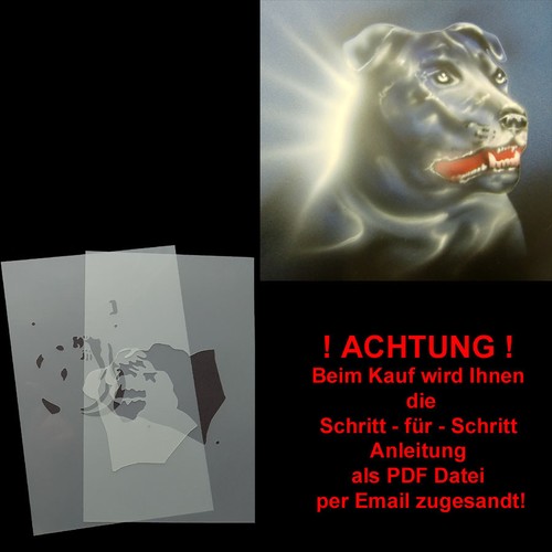 Schablone american stafford - schablone,